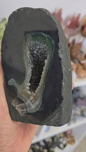 Load and play video in Gallery viewer, Amethyst Agate Cathedral
