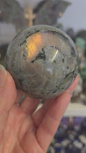 Load and play video in Gallery viewer, Purple Labradorite Sphere
