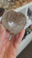 Load and play video in Gallery viewer, Druzy Agate Heart
