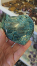 Load and play video in Gallery viewer, Blue Apatite Heart
