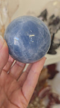 Load and play video in Gallery viewer, Blue Calcite Sphere
