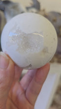 Load and play video in Gallery viewer, Snow Agate Sphere
