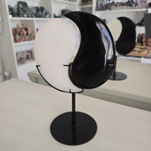 Load image into Gallery viewer, Black Obsidian and White Jade- Yin-yang
