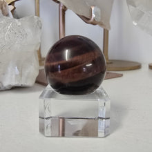 Load image into Gallery viewer, Red Tiger&#39;s Eye Sphere
