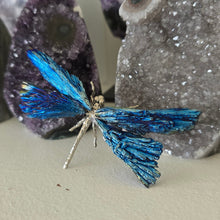 Load image into Gallery viewer, Aura Kyanite Dragonfly - Blue
