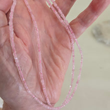 Load image into Gallery viewer, Rose Quartz Faceted Necklace
