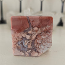 Load image into Gallery viewer, Pink Agate Spinning Cube
