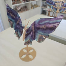 Load image into Gallery viewer, Fluorite Butterfly Wings
