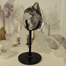 Load image into Gallery viewer, Garden Quartz Freeform on Stand
