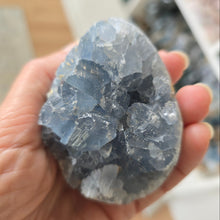 Load image into Gallery viewer, Celestite Cluster Egg
