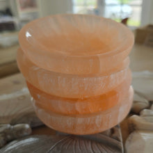 Load image into Gallery viewer, Orange Selenite Bowl
