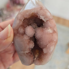 Load image into Gallery viewer, Pink Amethyst Flame with Stand
