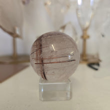 Load image into Gallery viewer, Rutile Quartz Sphere - Copper
