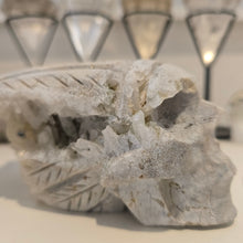 Load image into Gallery viewer, Quartz Cluster Stone Chief Skull
