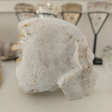 Load image into Gallery viewer, Quartz Cluster Stone Skull
