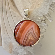 Load image into Gallery viewer, Carnelian Sterling Silver Pendant
