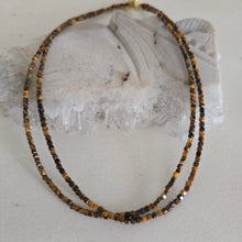 Load image into Gallery viewer, Tigers Eye Faceted Necklace
