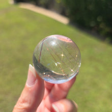 Load image into Gallery viewer, Rutile Quartz Sphere - Copper
