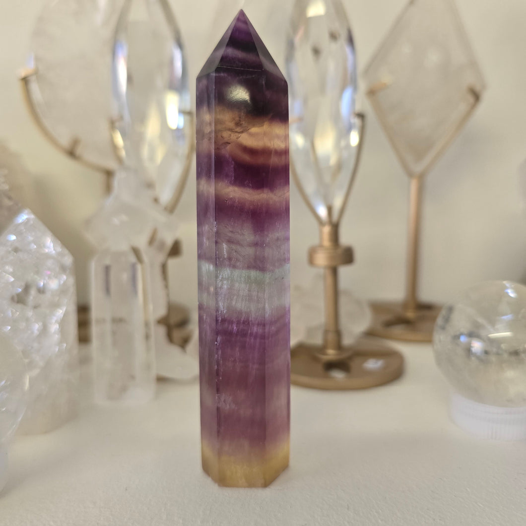 Rainbow Fluorite Tower