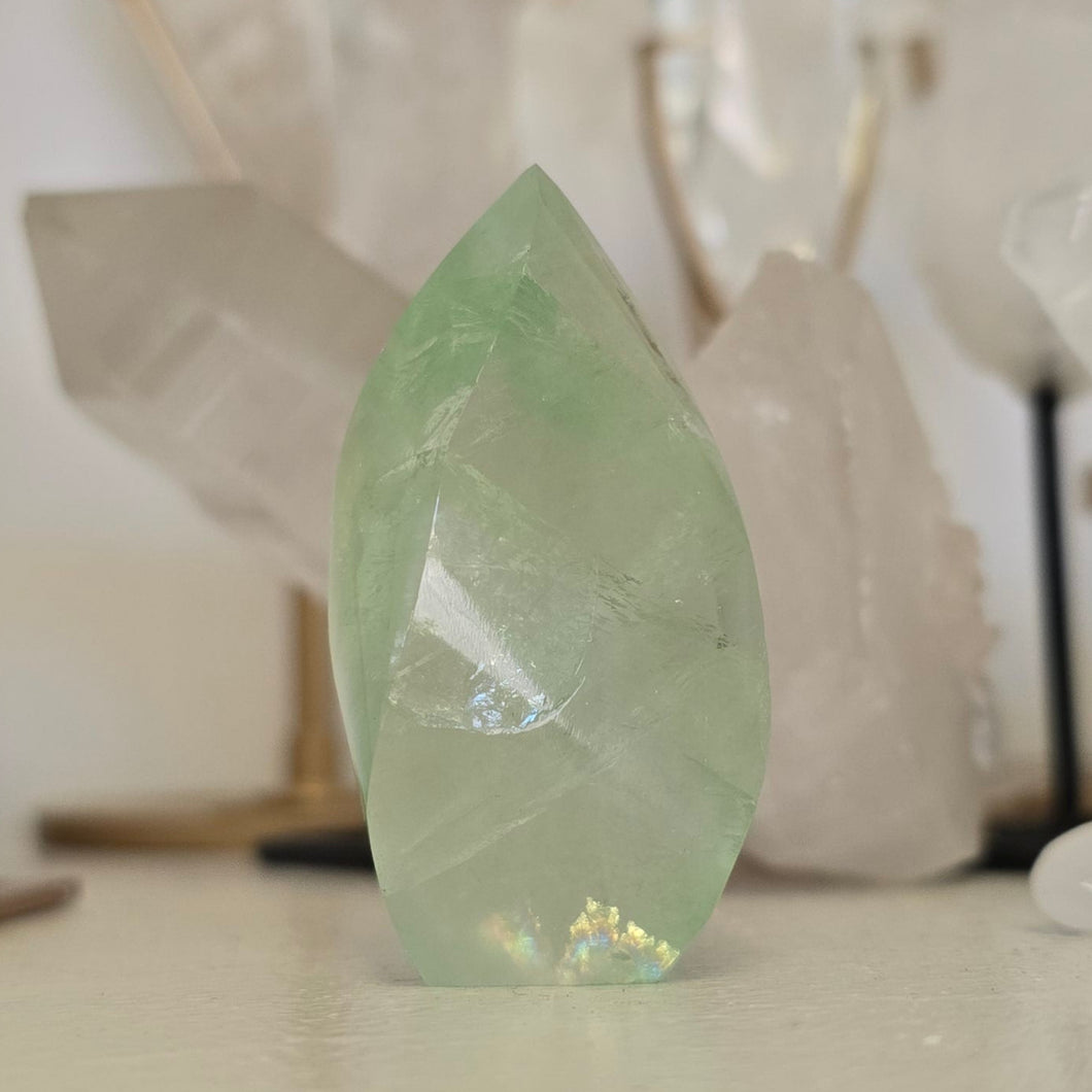 Green Fluorite Flame