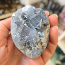 Load image into Gallery viewer, Celestite Cluster Egg
