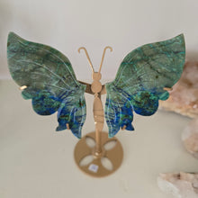 Load image into Gallery viewer, Azurite Malachite Butterfly Wings
