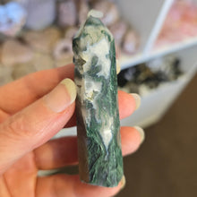 Load image into Gallery viewer, Moss Agate Tower
