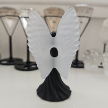 Load image into Gallery viewer, Black Obsidian and Selenite Angel
