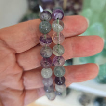 Load image into Gallery viewer, Feather Fluorite Bracelet
