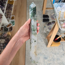 Load image into Gallery viewer, Moss Agate Tower
