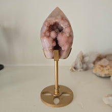 Load image into Gallery viewer, Pink Amethyst Flame with Stand
