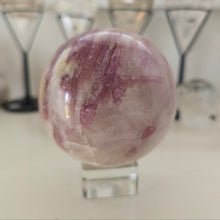 Load image into Gallery viewer, Pink Tourmaline Sphere
