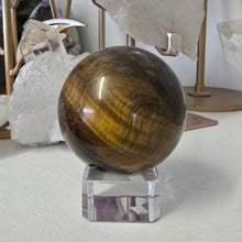 Load image into Gallery viewer, Tiger&#39;s Eye Sphere
