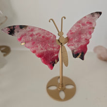 Load image into Gallery viewer, Rhodonite in Quartz Butterfly Wings
