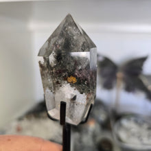 Load image into Gallery viewer, Garden Quartz Points on Stand
