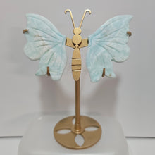 Load image into Gallery viewer, Blue Aragonite Butterfly Wings
