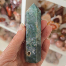 Load image into Gallery viewer, Moss Agate Tower
