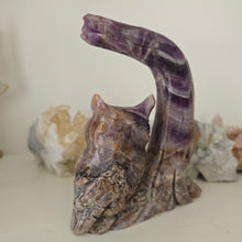 Load image into Gallery viewer, Chevron Amethyst Owl Tree Branch
