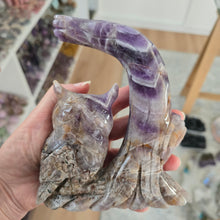 Load image into Gallery viewer, Chevron Amethyst Owl Tree Branch
