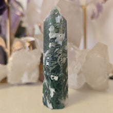 Load image into Gallery viewer, Moss Agate Tower
