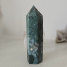 Load image into Gallery viewer, Moss Agate Tower
