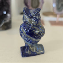 Load image into Gallery viewer, Lapis Lazuli Owl
