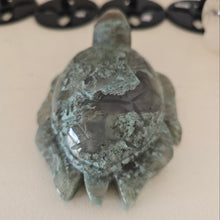 Load image into Gallery viewer, Moss Agate Turtle
