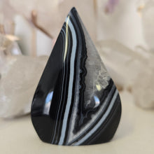 Load image into Gallery viewer, Black Onyx and Quartz Flame
