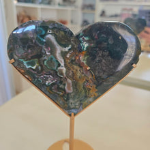 Load image into Gallery viewer, Ocean Jasper Heart
