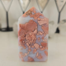 Load image into Gallery viewer, Pink Agate Tower
