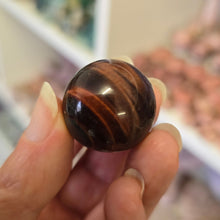 Load image into Gallery viewer, Red Tiger&#39;s Eye Sphere
