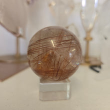 Load image into Gallery viewer, Rutile Quartz Sphere - Copper
