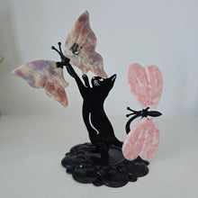Load image into Gallery viewer, Playful Cat - Butterfly and Dragonfly
