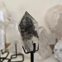 Load image into Gallery viewer, Garden Quartz Points on Stand
